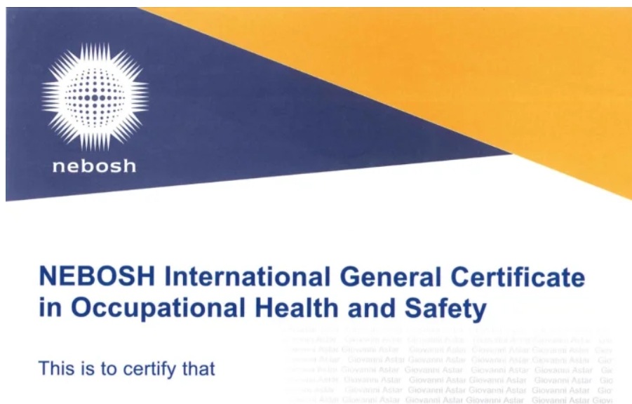 NEBOSH International General Certificate